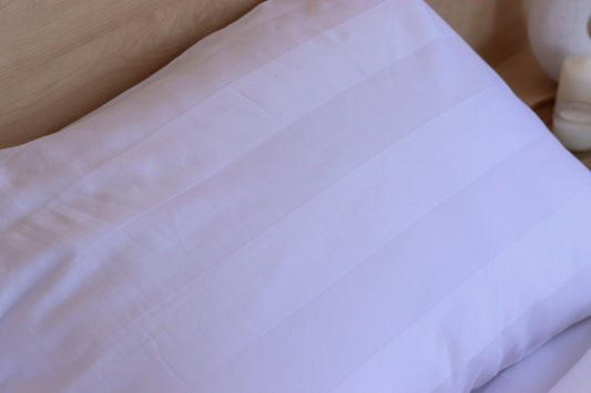 Striped Percale Pillowcase